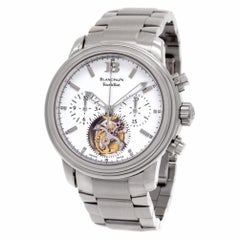 Blancpain Leman Tourbillon 18 Karat White Gold Automatic Watch