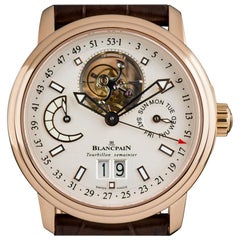 Blancpain Leman Tourbillon Semainier Grande Date 2925--3642-53b Automatic Watch