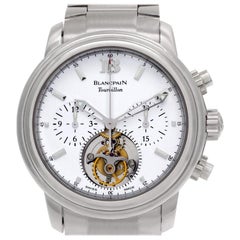 Blancpain Leman Tourbillon, White Dial, Certified and Warranty