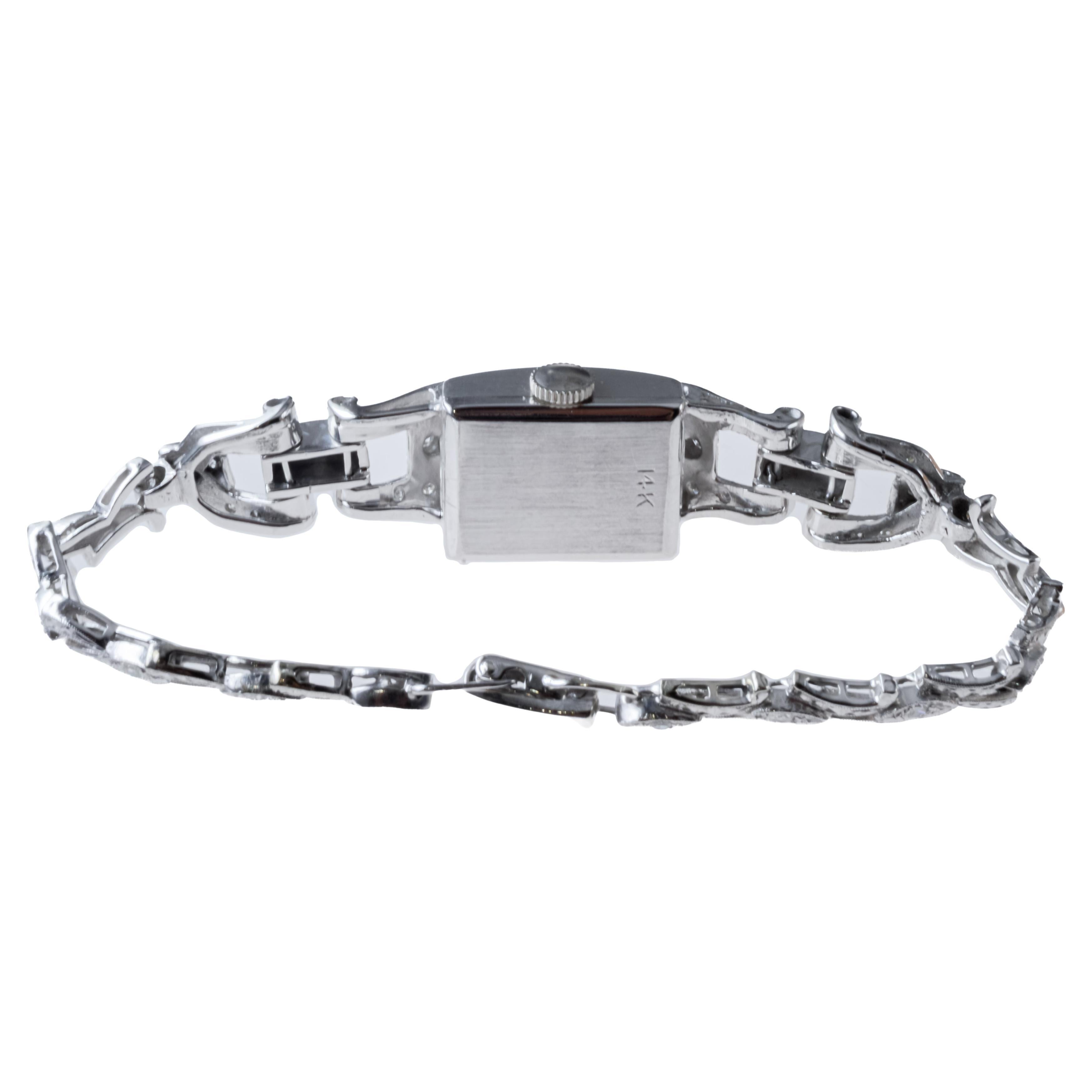 Blancpain Platinum Art Deco Ladies Watch circa 7