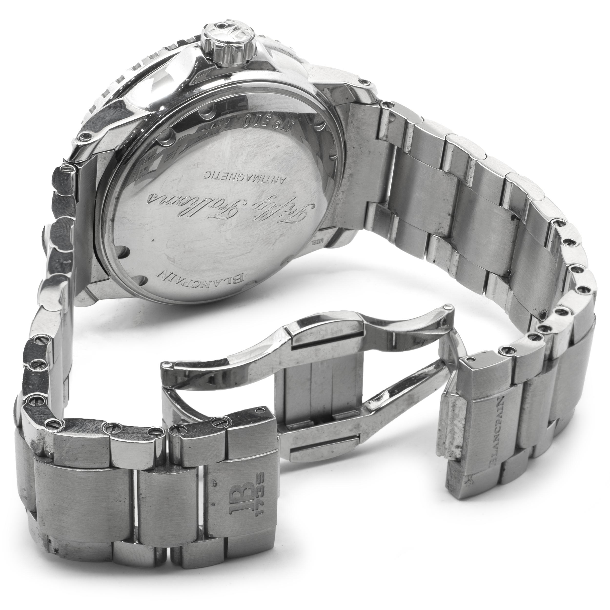 Men's Blancpain Stainless Steel Fifty Fathoms