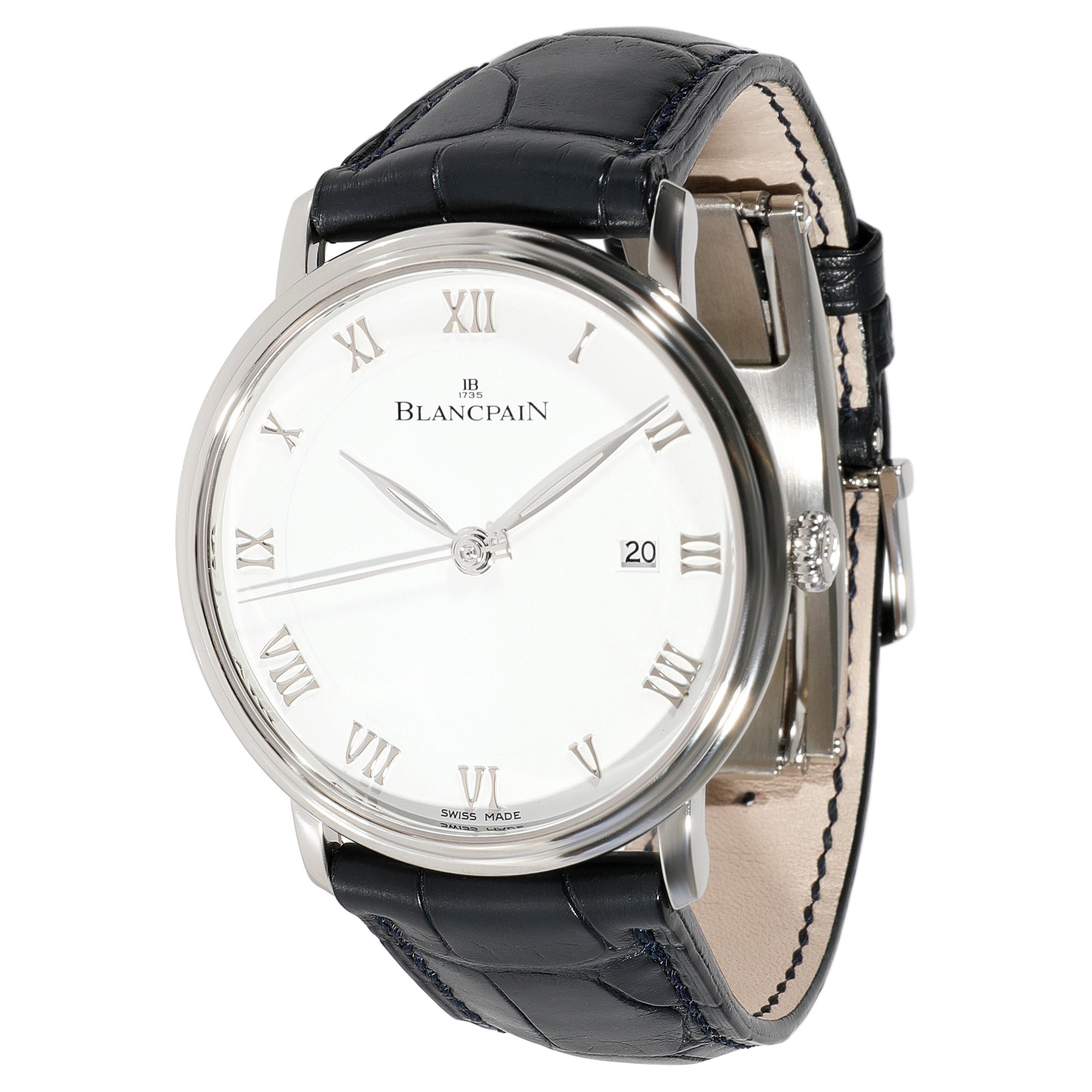 Reloj de caballero Blancpain Villaret 6651-1127-55B de acero inoxidable