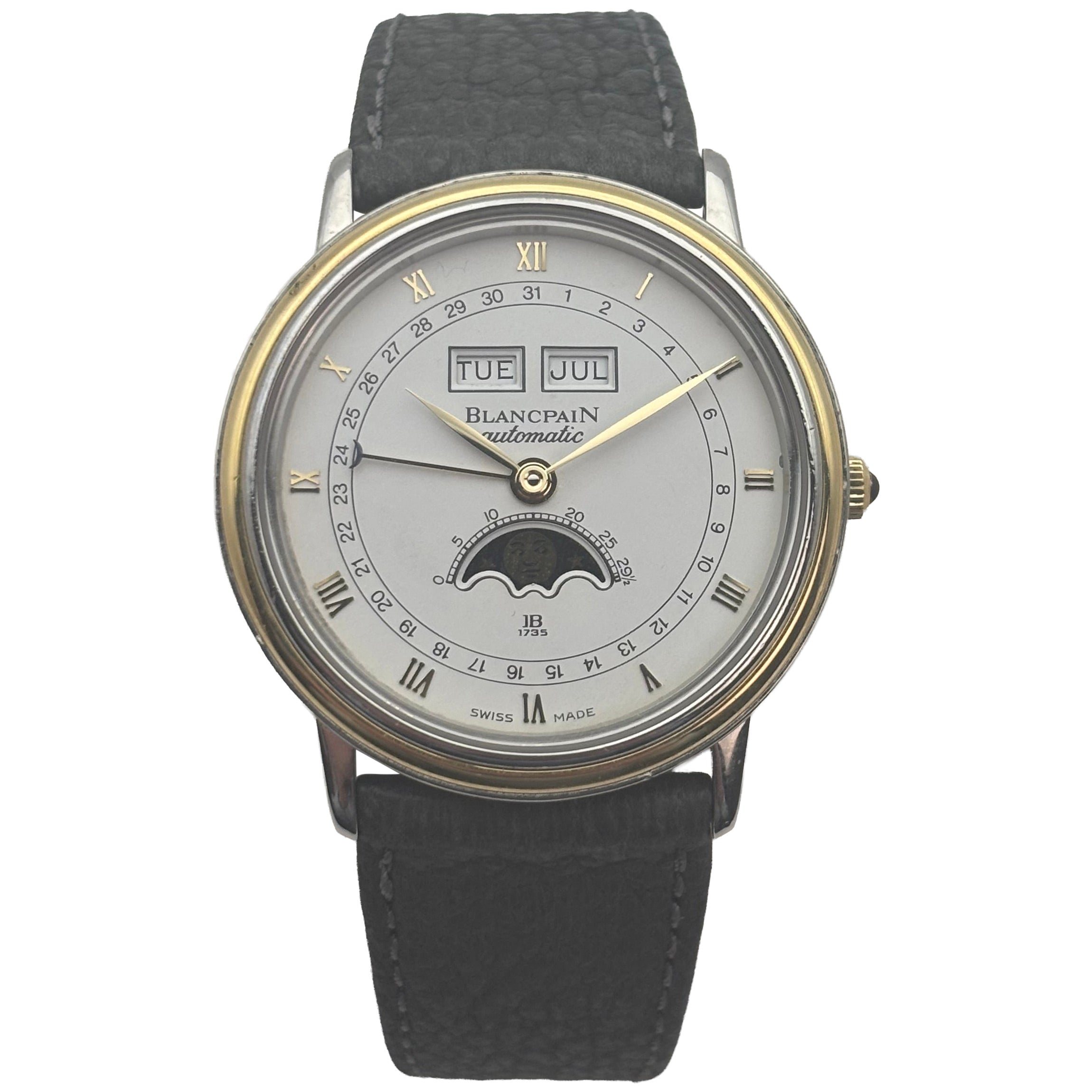 Blancpain Villeret Complete Calendar Moon Phase Watch in 18k Gold