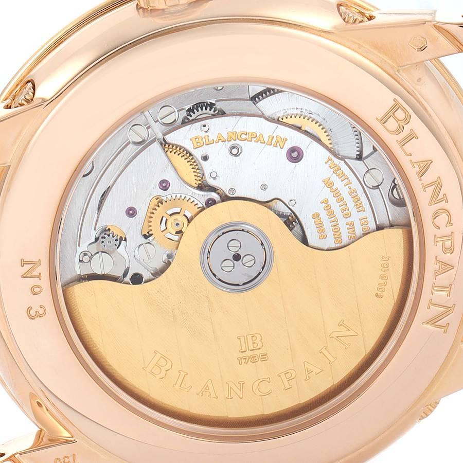 Blancpain Villeret Perpetual Calendar Rose Gold Mens Watch 6056 For Sale 2