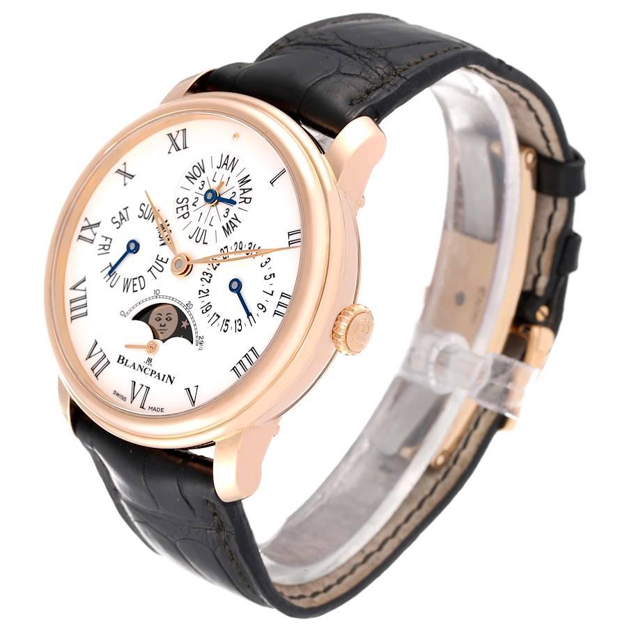 Blancpain Villeret Perpetual Calendar 8 Days Rose Gold Watch 6659 Box