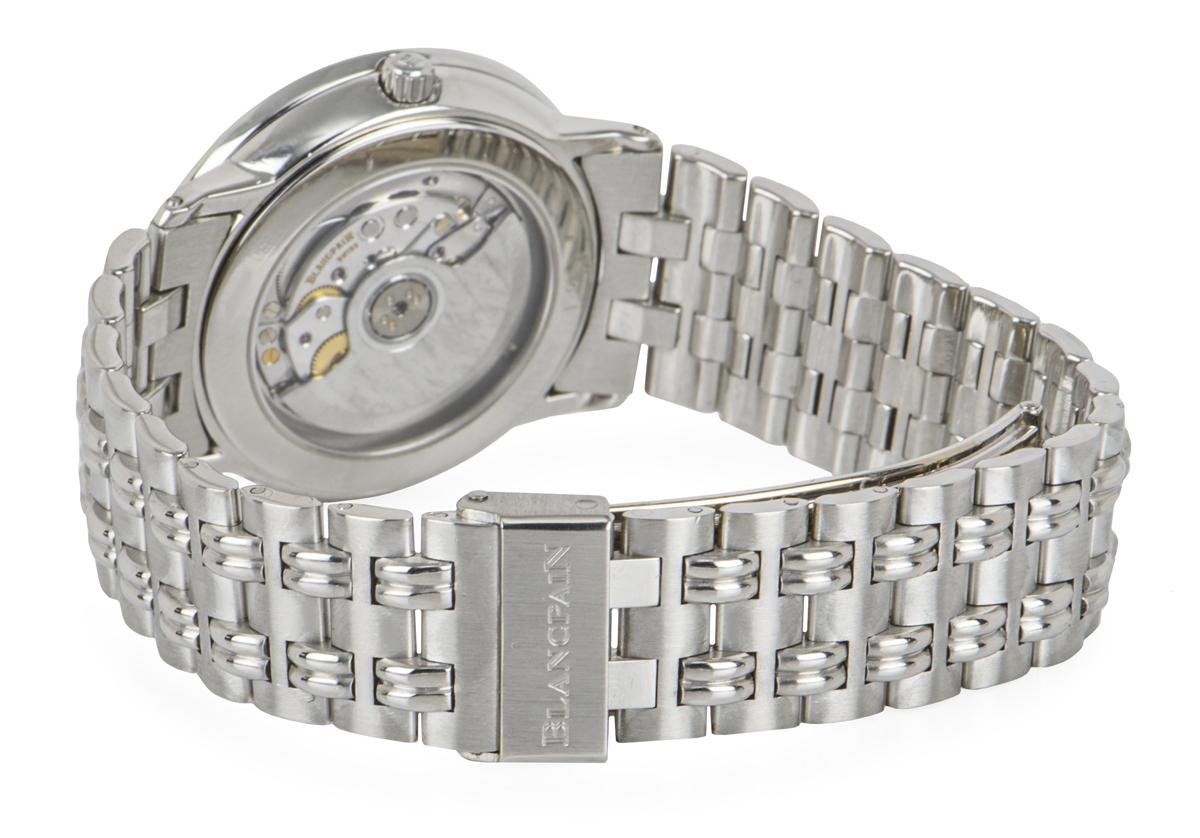 Men's Blancpain Villeret Platinum Diamond Set Watch 4795-4227-34