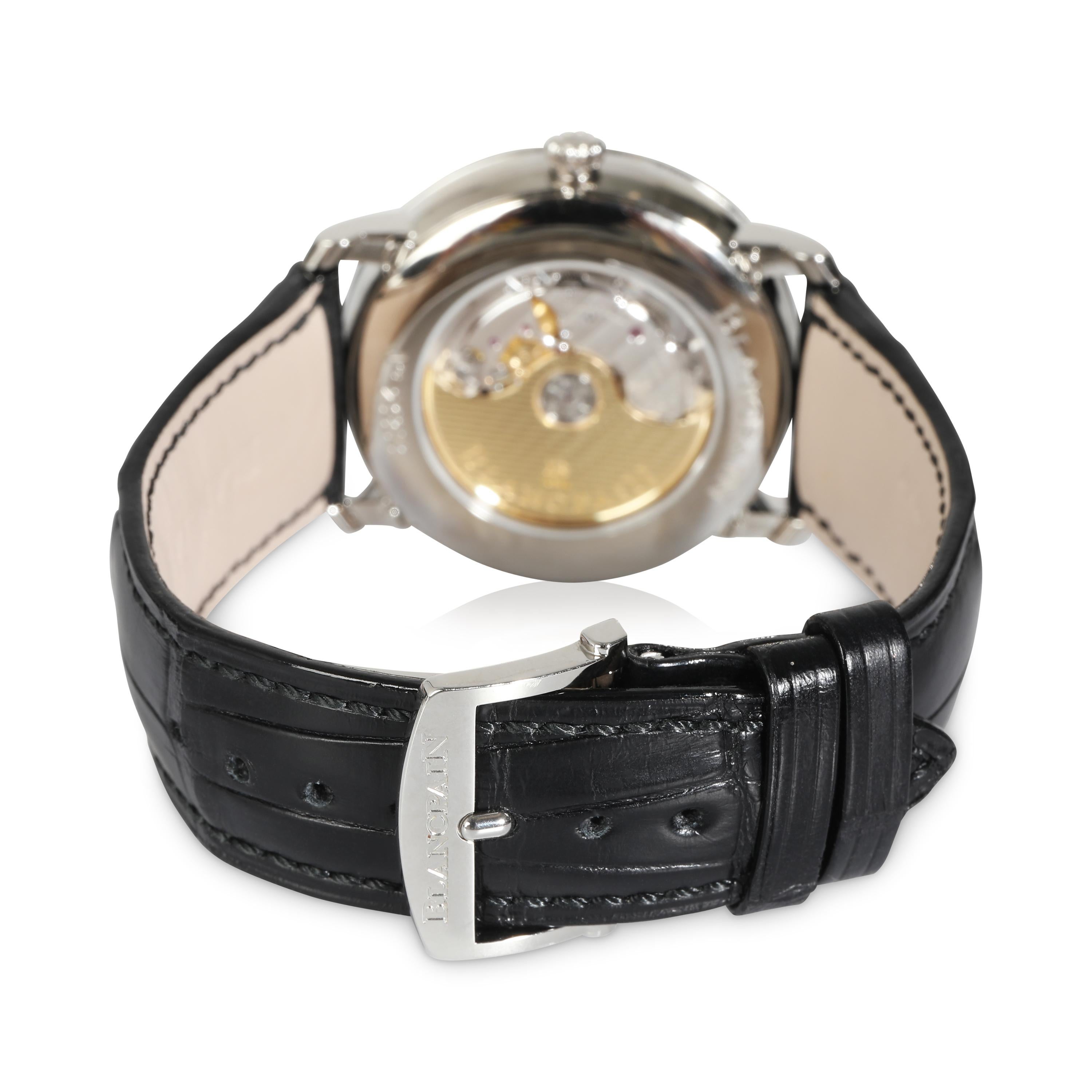 Blancpain Villeret Quantieme Complet pour hommes 6654-1127-55B  Acier inoxydable

SKU : 141228

DÉTAILS PRIMAIRES
Marque : Blancpain
Modèle : Villeret Quantieme Complet
Pays d'origine : Suisse
Type de mouvement : Mécanique :