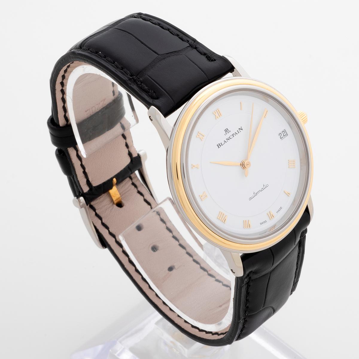 Blancpain Villeret Ref 0095-1318, Rare, 18K Yellow Gold, Rare & Vintage In Good Condition In Canterbury, England