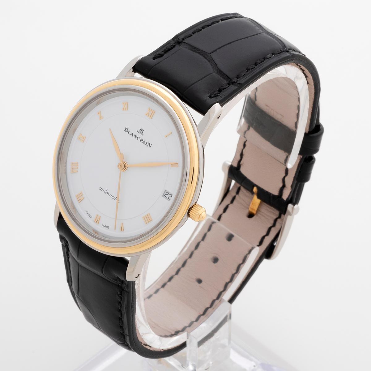 Women's or Men's Blancpain Villeret Ref 0095-1318, Rare, 18K Yellow Gold, Rare & Vintage