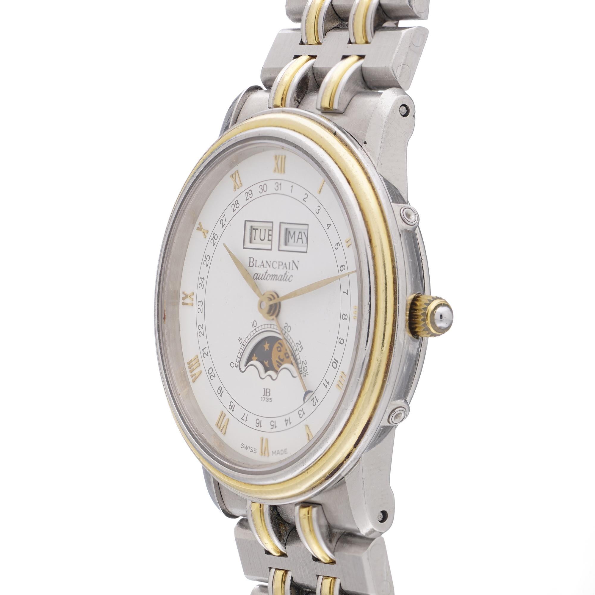 Blancpain Villeret Ref. 6595 Calendario Triplo Fasi Lunari, anni '90 In condizioni buone in vendita a Braintree, GB