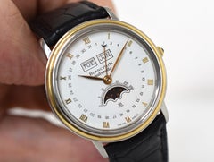 Blancpain Villeret Triple Calendar Moonphase Automatic Steel Gold, 1989