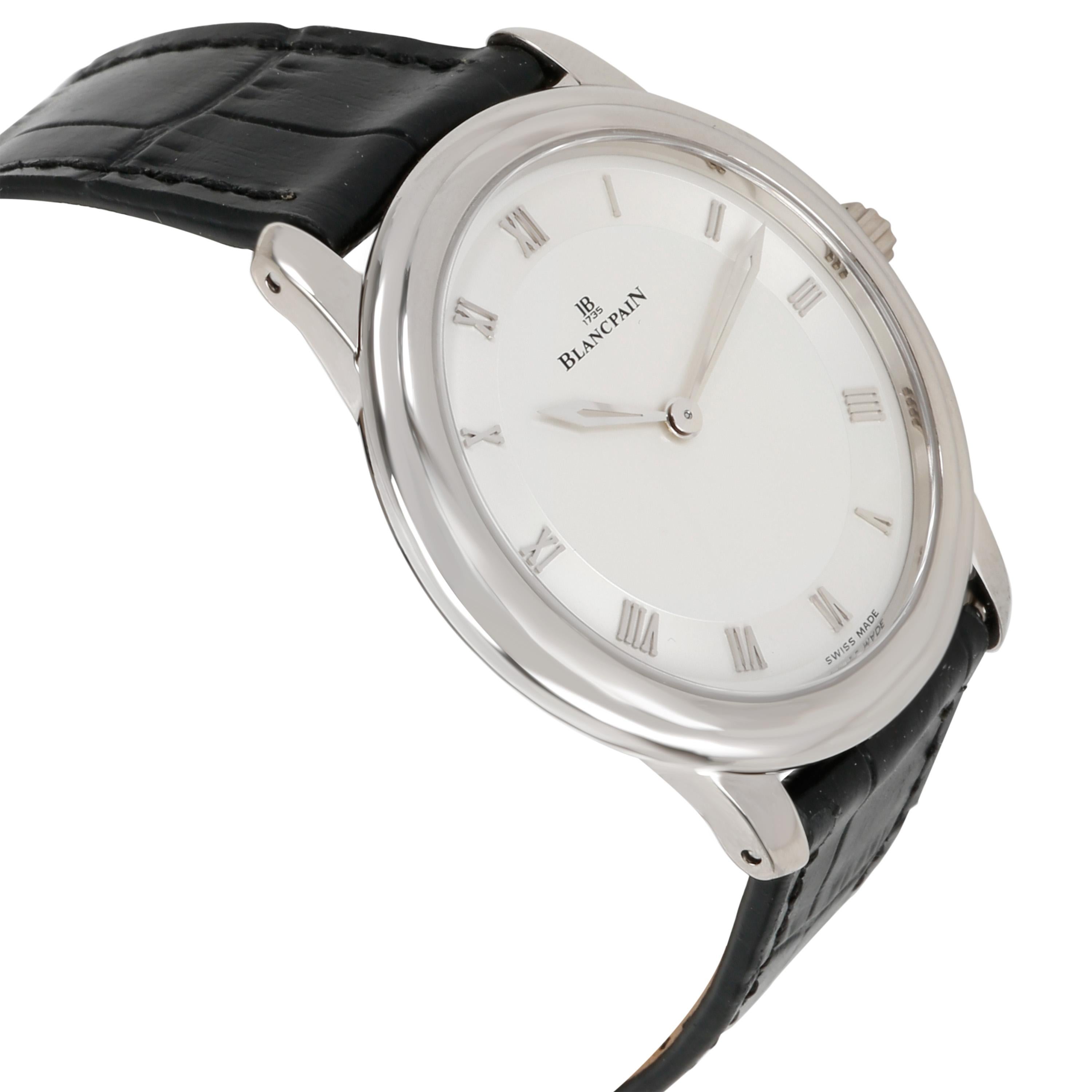 Blancpain Villeret Ultra Slim 0028.1527.55 Men's Watch in 18 Karat White Gold 1