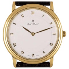 Montre Blancpain Villeret or jaune cadran blanc 0071-1418-55