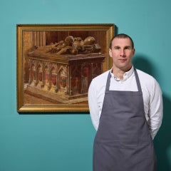 Blandford Fletcher (1858 – 1936) “Beauchamp of Holt & His Lady” Oil on Canvas