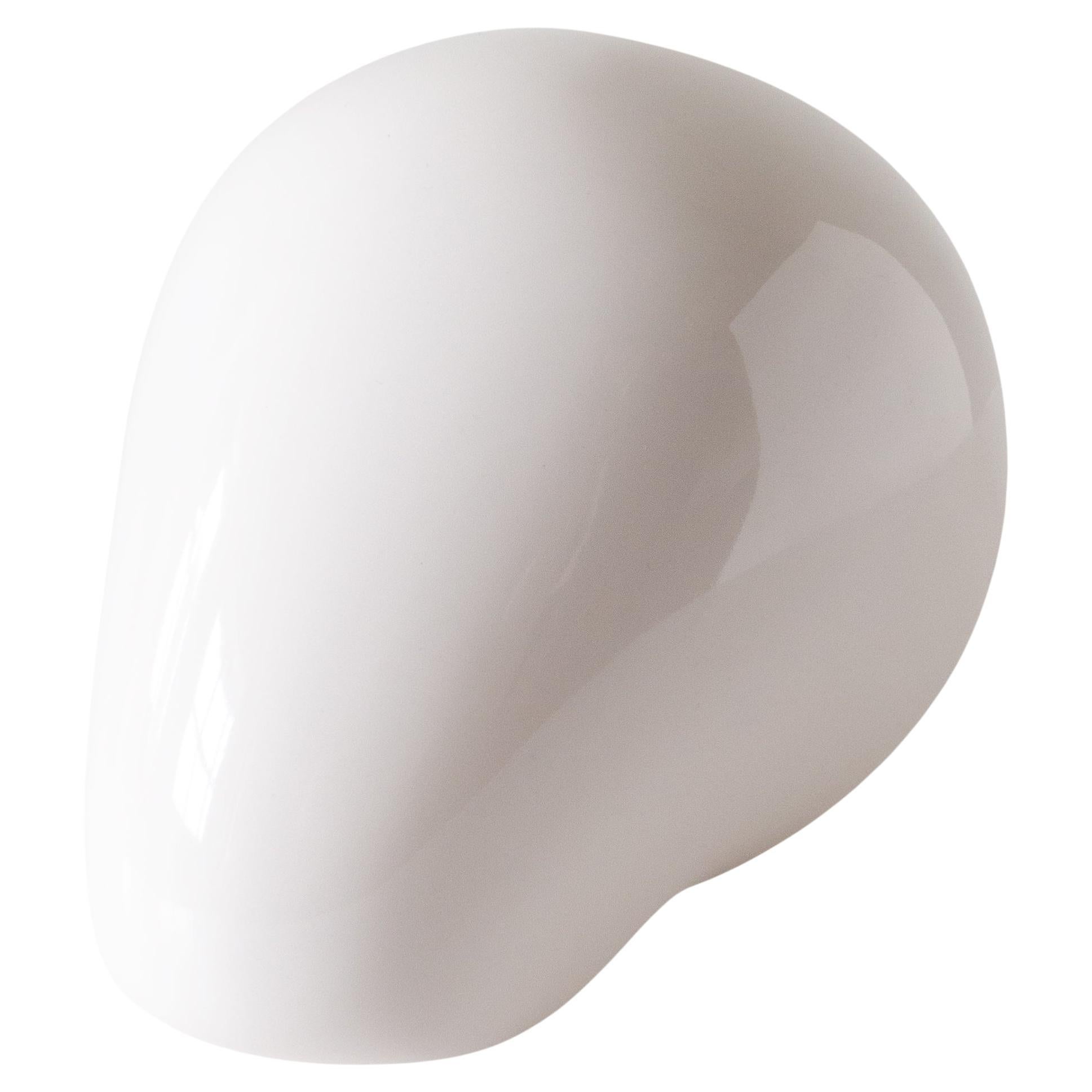 Blank White Skull – Porcelain Sculpture, by Andréason & Leibel, Contemporary  For Sale