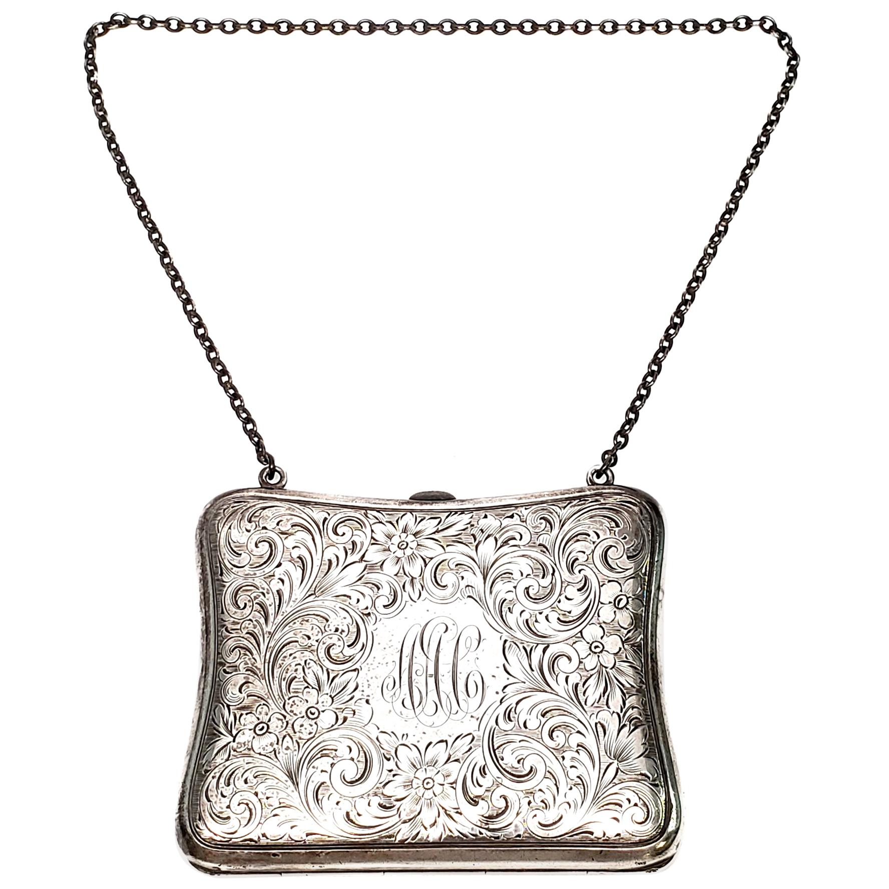 Blankinton Sterling Silver Coin Purse, with Monogram