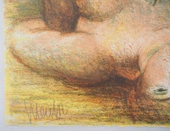 Les amoureux de Venise - Lithographie originale signée à la main