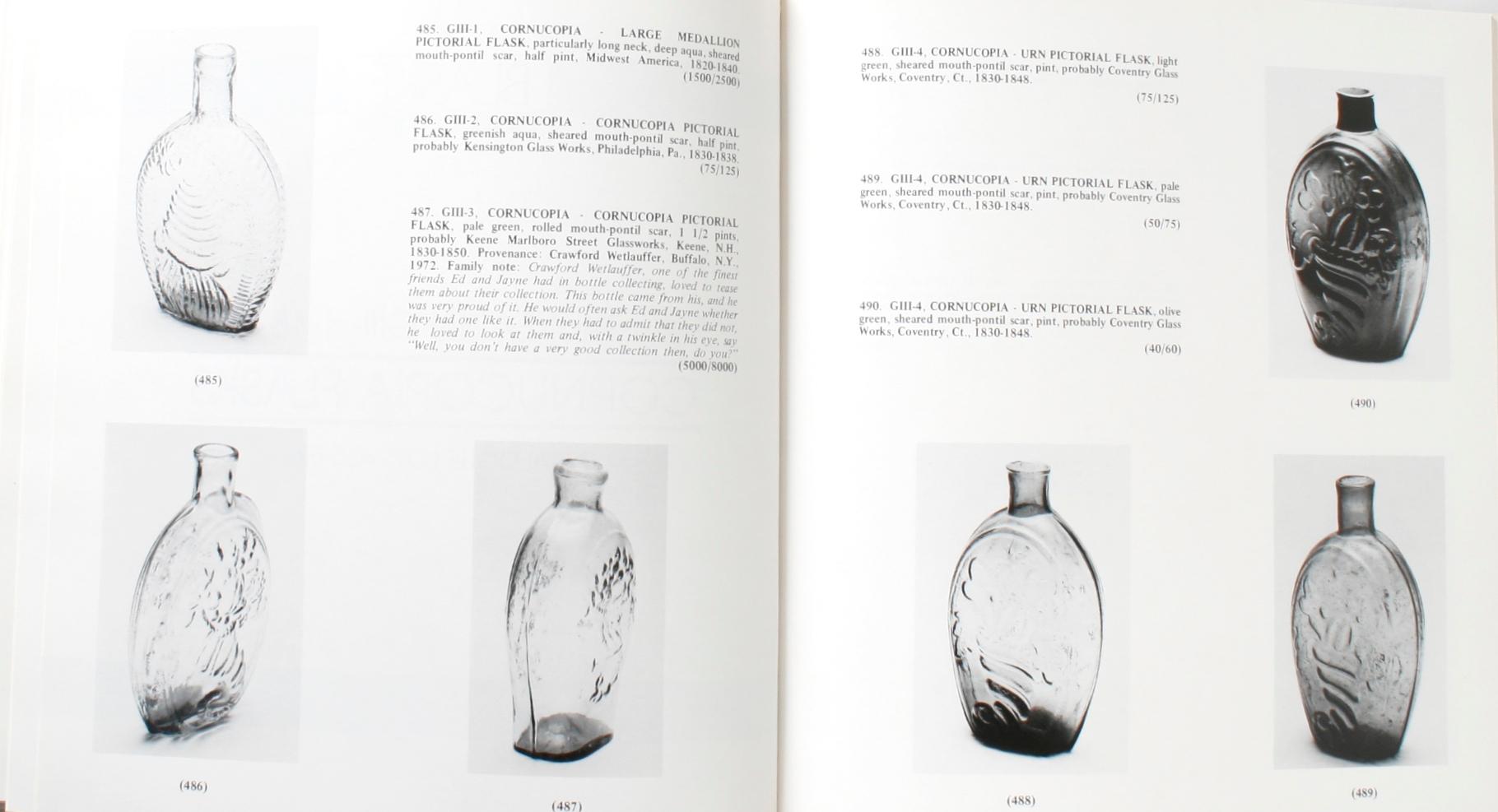 Blaske Collection American Historical Flasks by Norman C. Heckler, 1st Edition For Sale 5