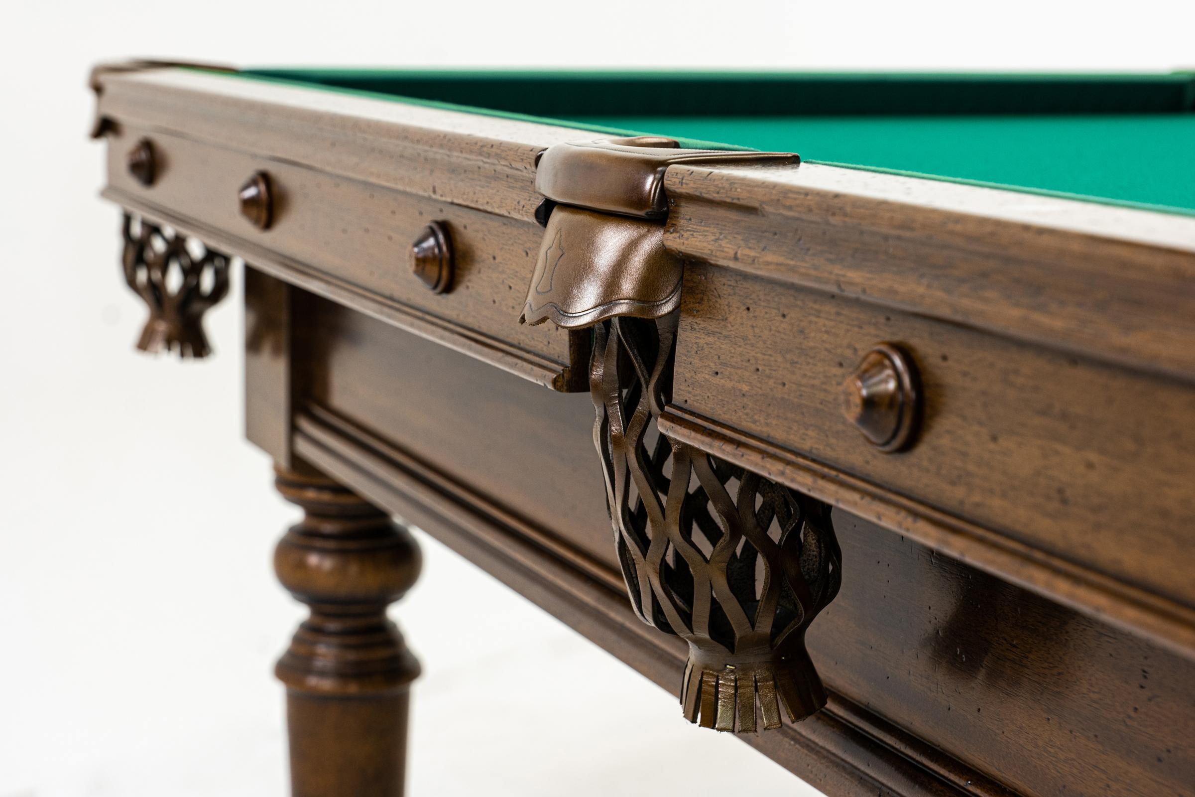 Victorian Blatt Billiards Oxford Pool Table For Sale