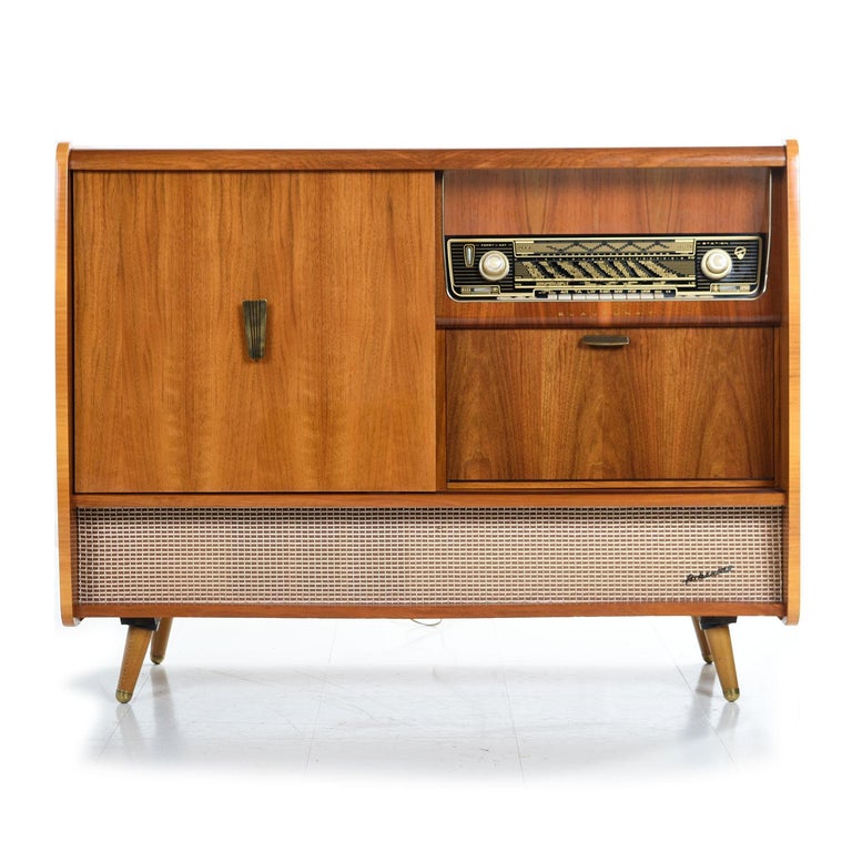 Blaupunkt Arkansas 59 Tube Stereo Record Player Console with Bar ...
