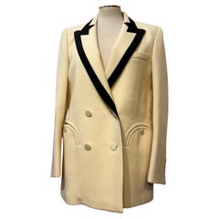 Used Blazé Milano Ivory Smoking Jacket Size M