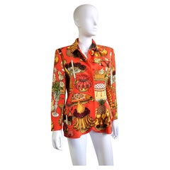 Blazer in seta HERMÈS - "Gastronomie"