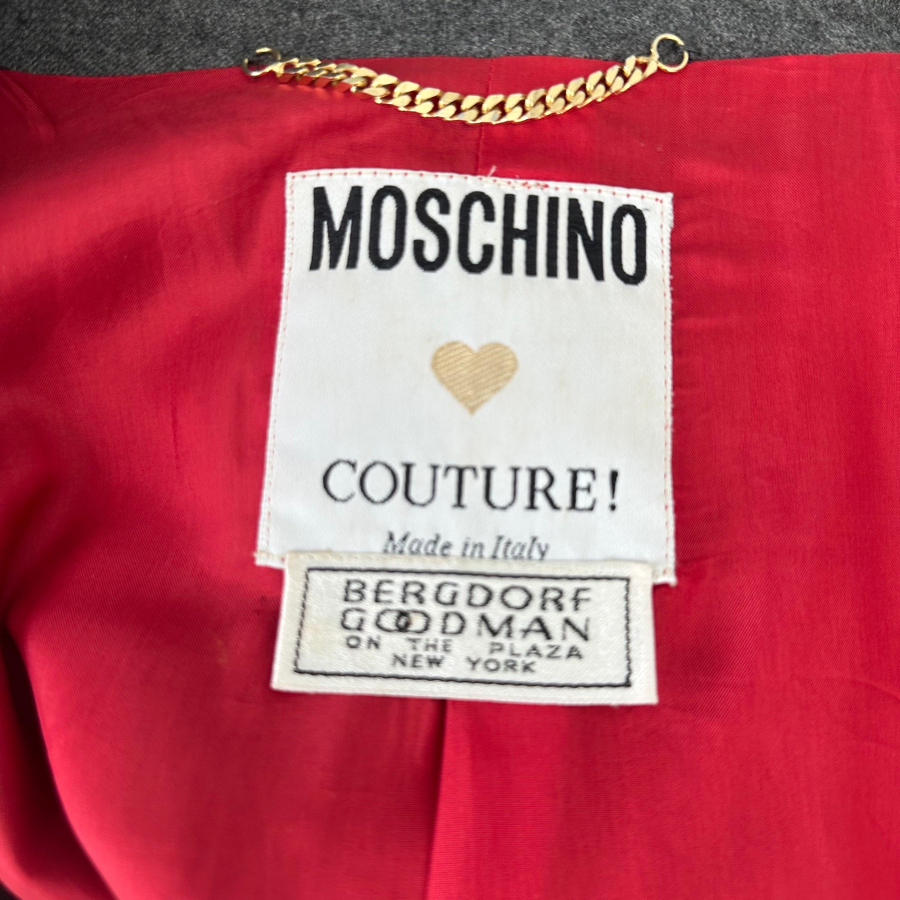 Blazer Moschino Couture Bergdorf Goodman 6