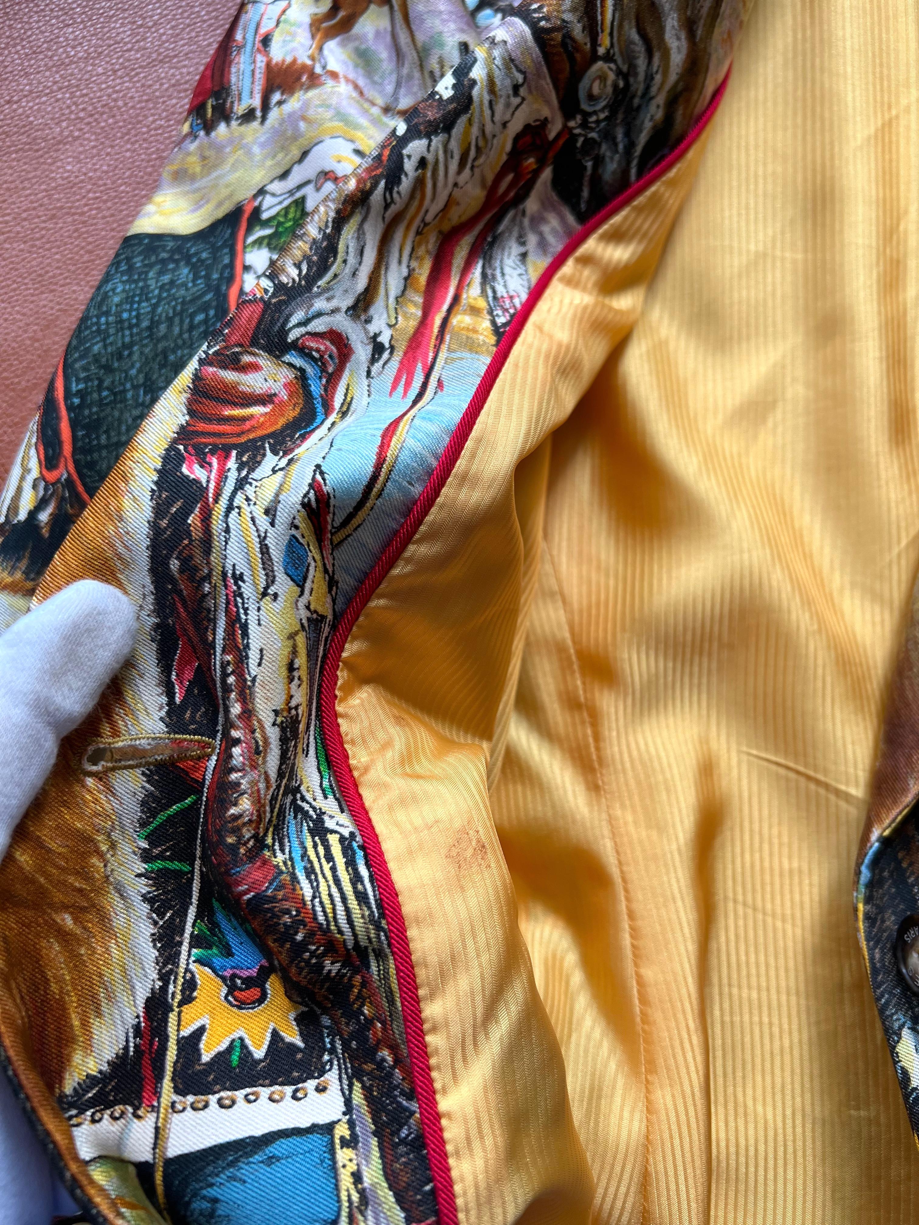 HERMÈS Seidenblazer im Angebot 8