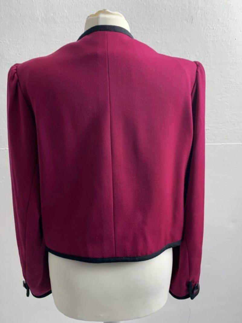 Blazer Yves Saint Laurent 1982 collection. In Excellent Condition For Sale In Carnate, IT