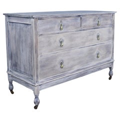 Bleached and Painted Directoire Style Commode