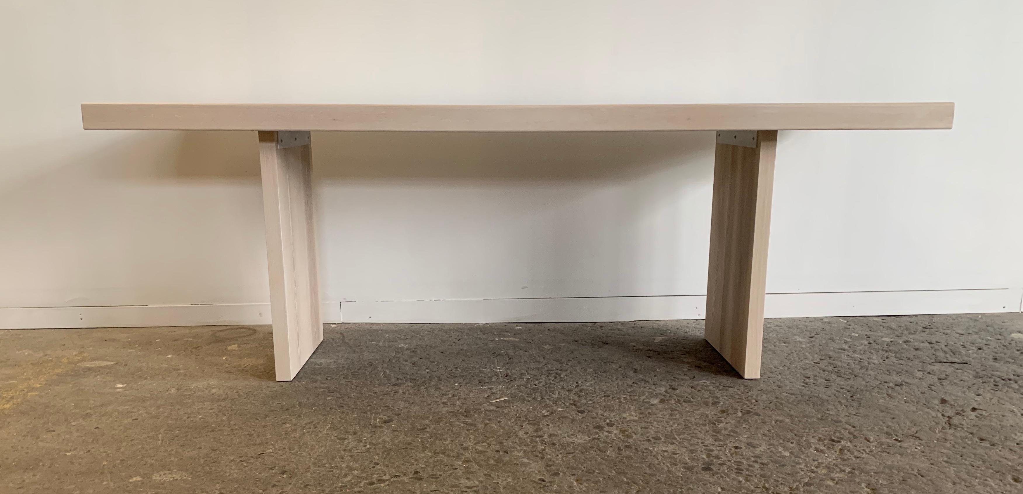 Minimalist Bleached Ash Table For Sale