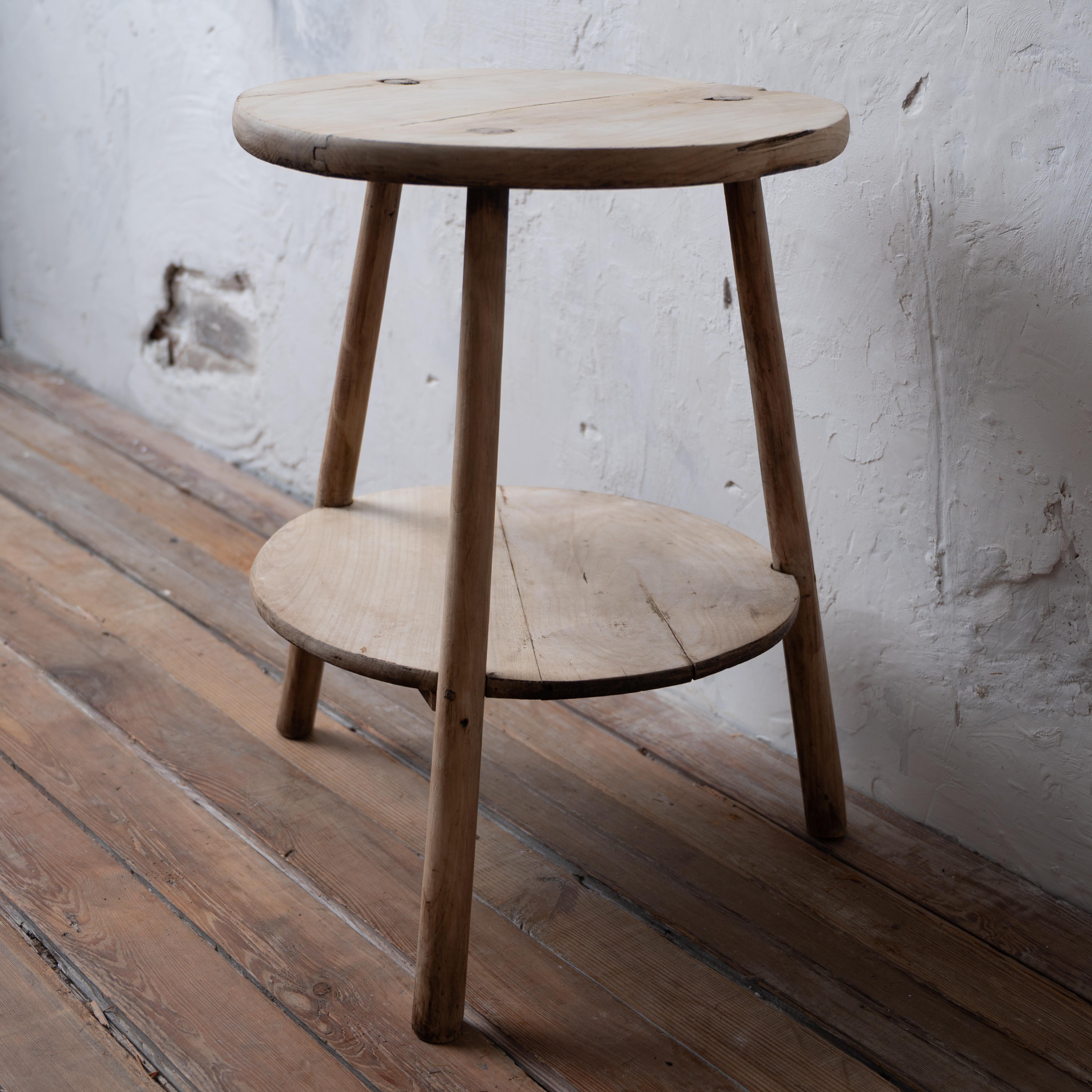 British Bleached Cricket Table, 19th Century For Sale