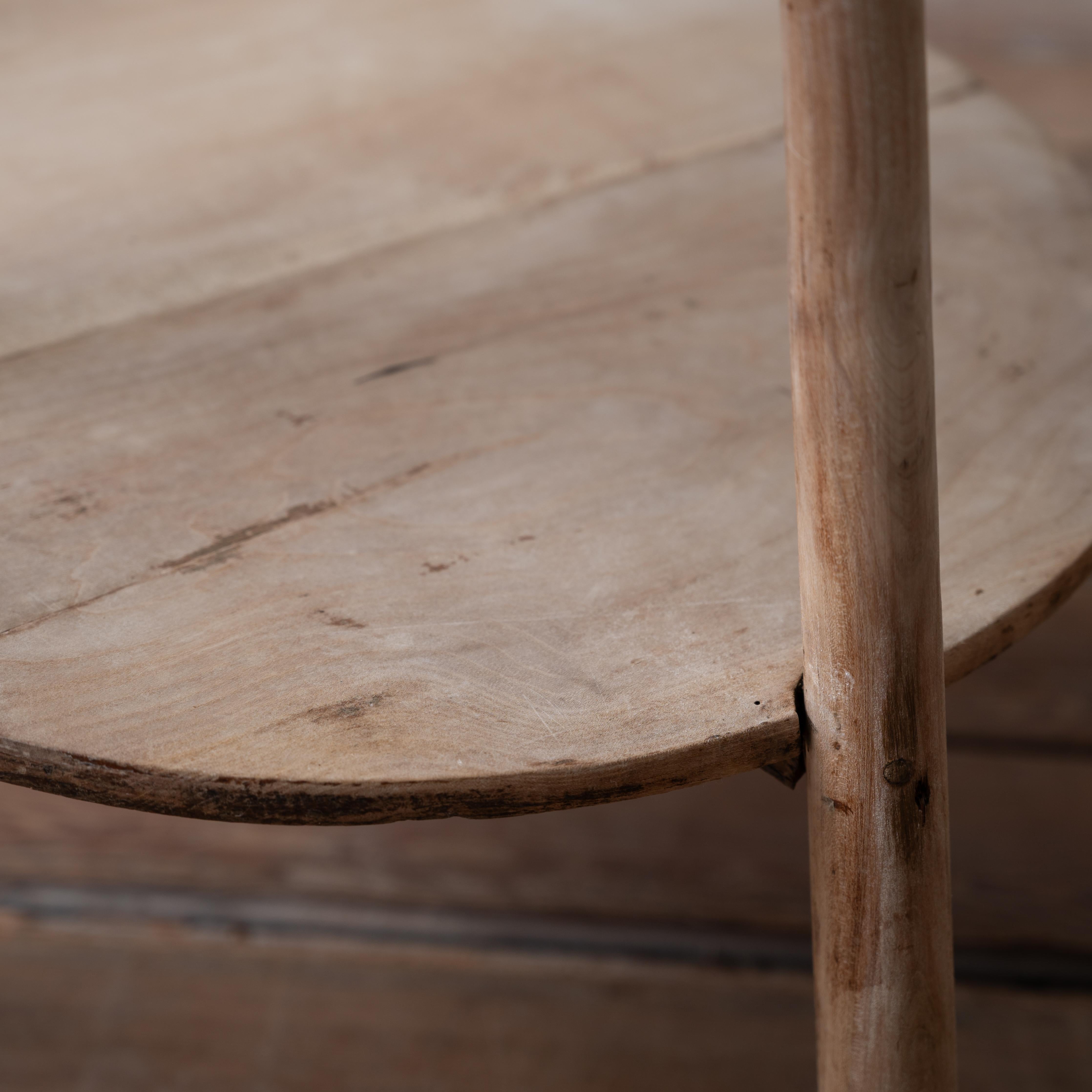 Bleached Cricket Table, 19th Century For Sale 2