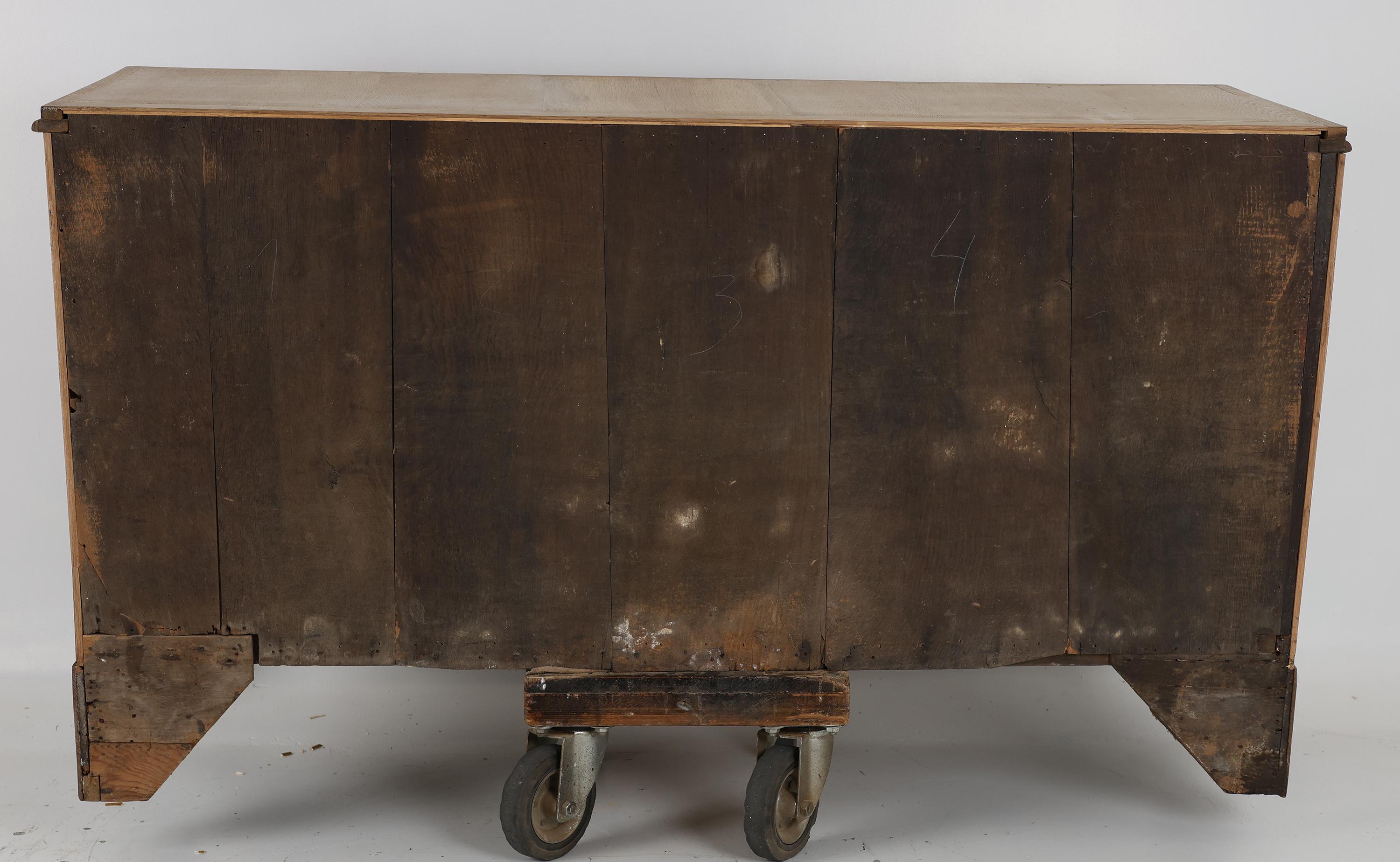 Bleached Dutch Baroque Chest of Drawers, 18th Century For Sale 15