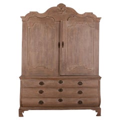 Bleached Dutch Oak Linen Press