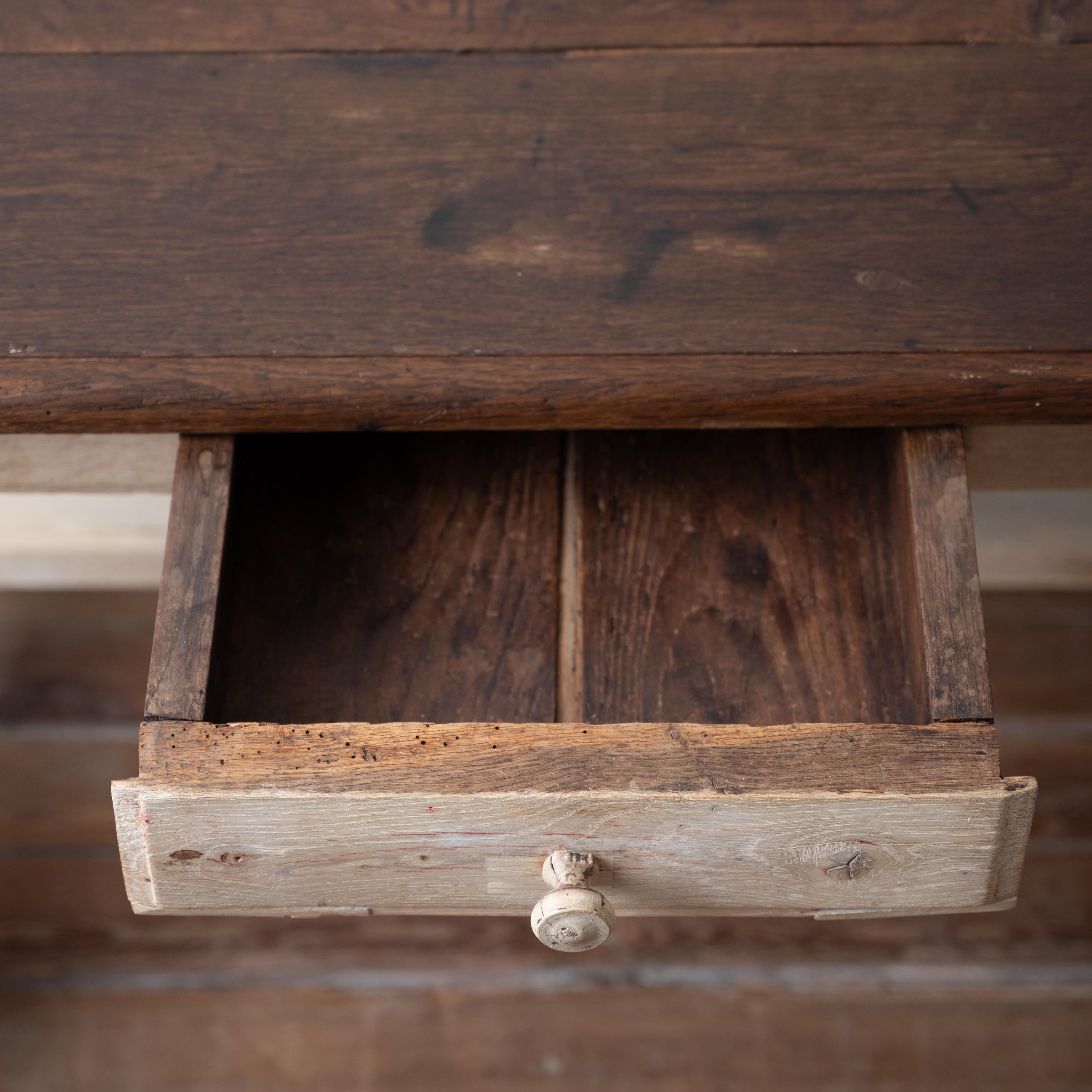 Bleached French Chestnut Side Table, c.1830 For Sale 11