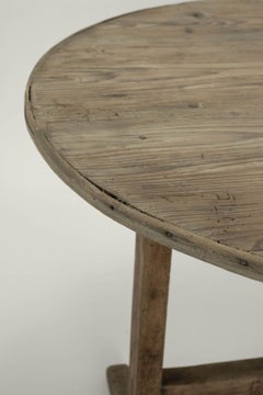 Bleached French Wine Tasting Table