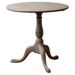 Gebleichter georgianischer Tilt-Top-Tisch, um 1780