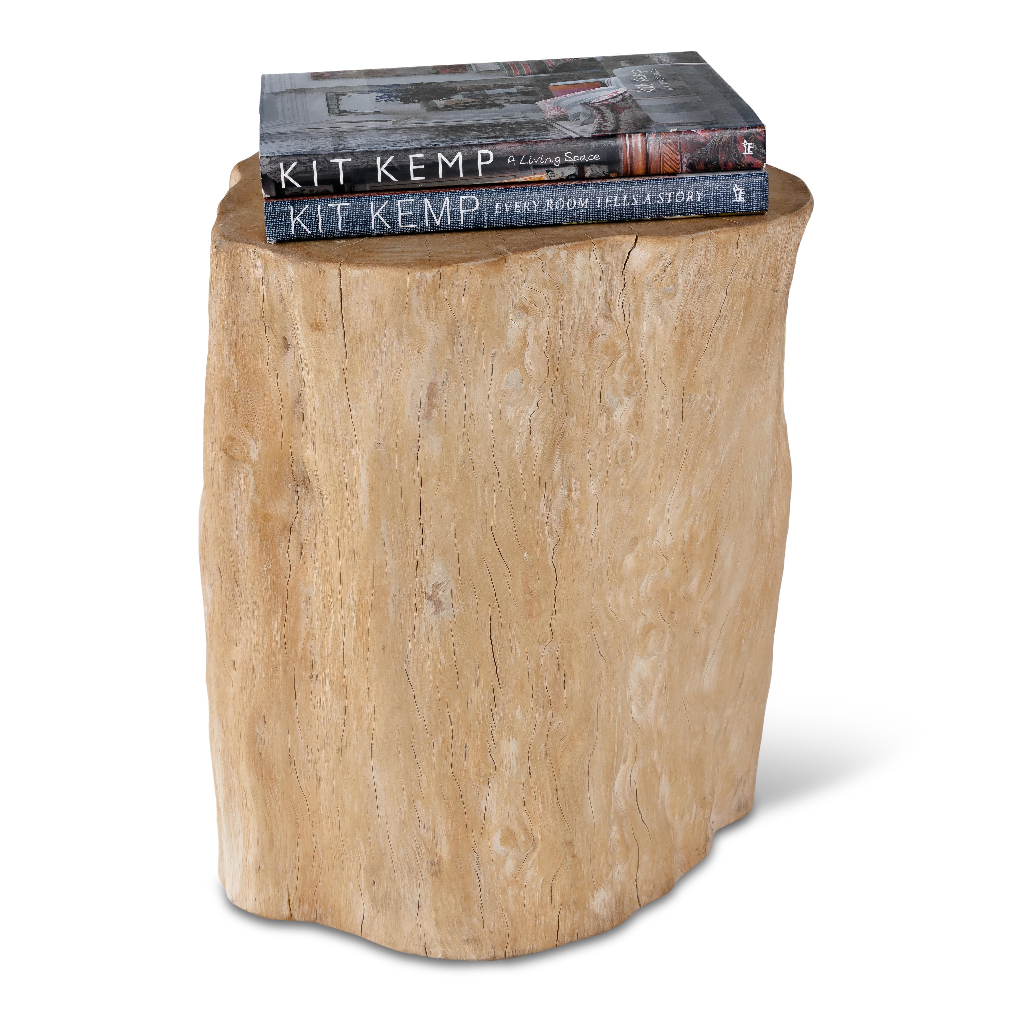 Organic form bleached iron wood stump table.

This piece is a part of Brendan Bass’s one-of-a-kind collection, Le Monde. French for “The World”, the Le Monde collection is made up of rare and hard to find pieces curated by Brendan from estate sales,