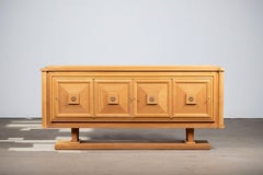 Gaston Poisson Art Deco Sideboard – Handcrafted Solid Oak Masterpiece