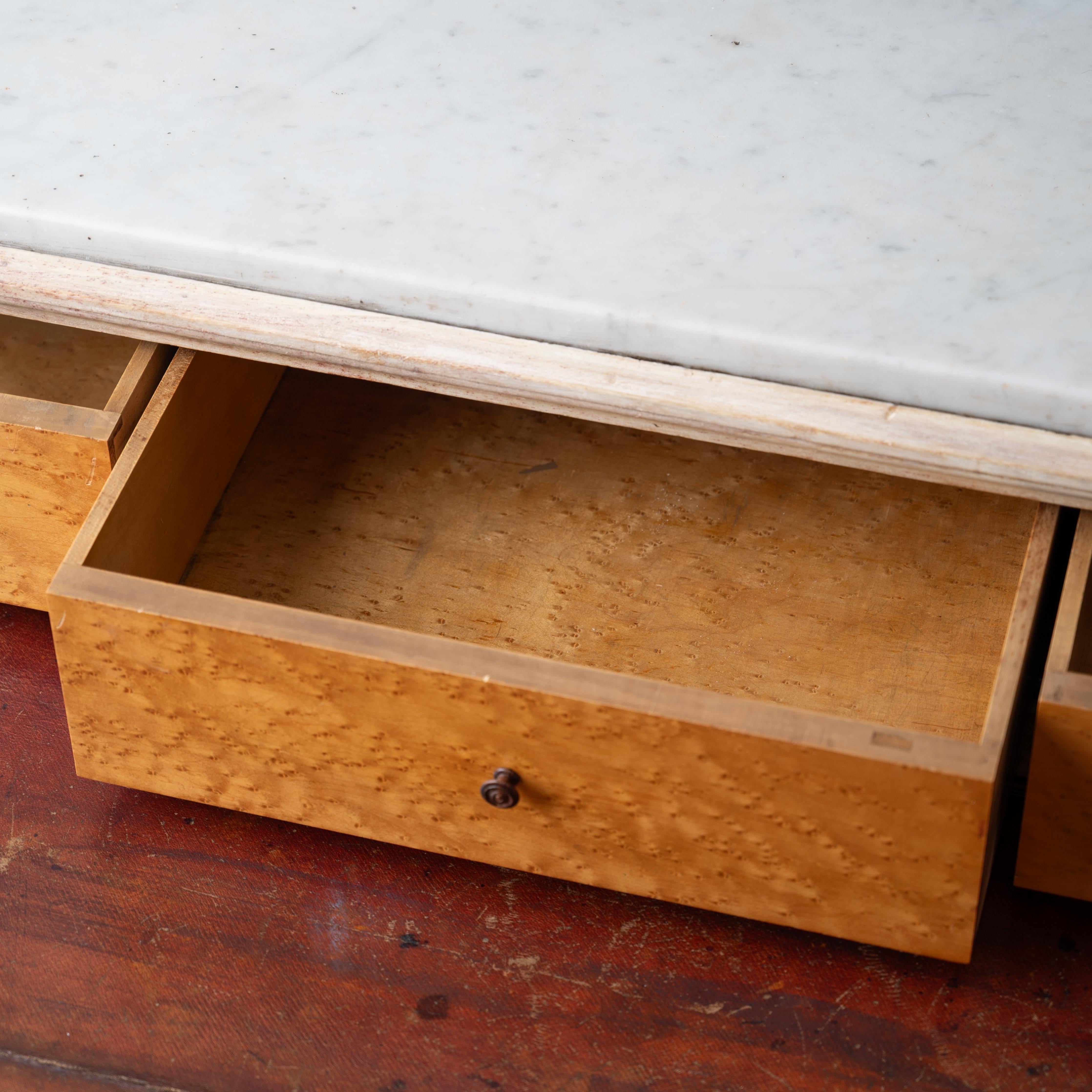 Bleached Louis Phillipe Commode with Butler’s Desk 14