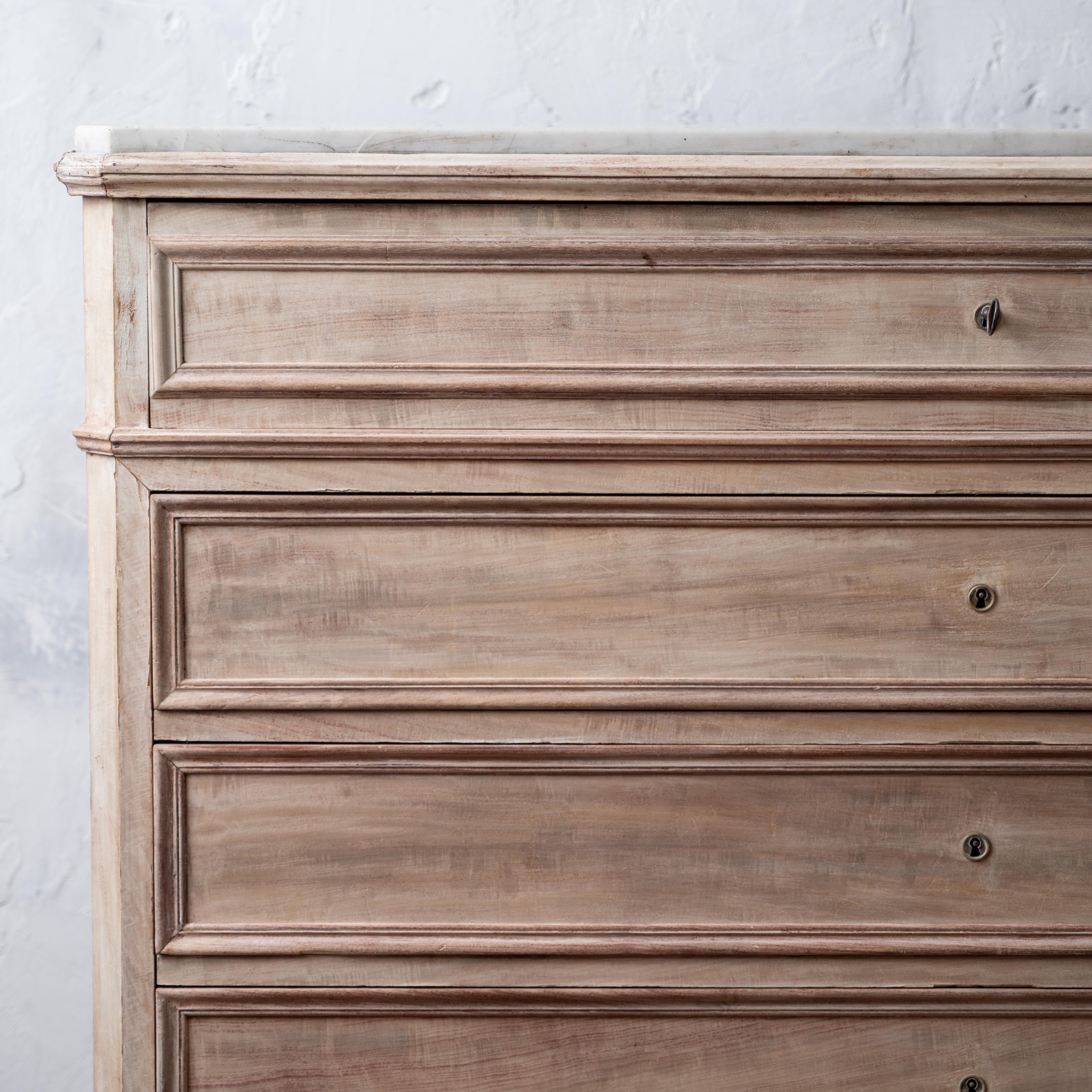 19th Century Bleached Louis Phillipe Commode with Butler’s Desk
