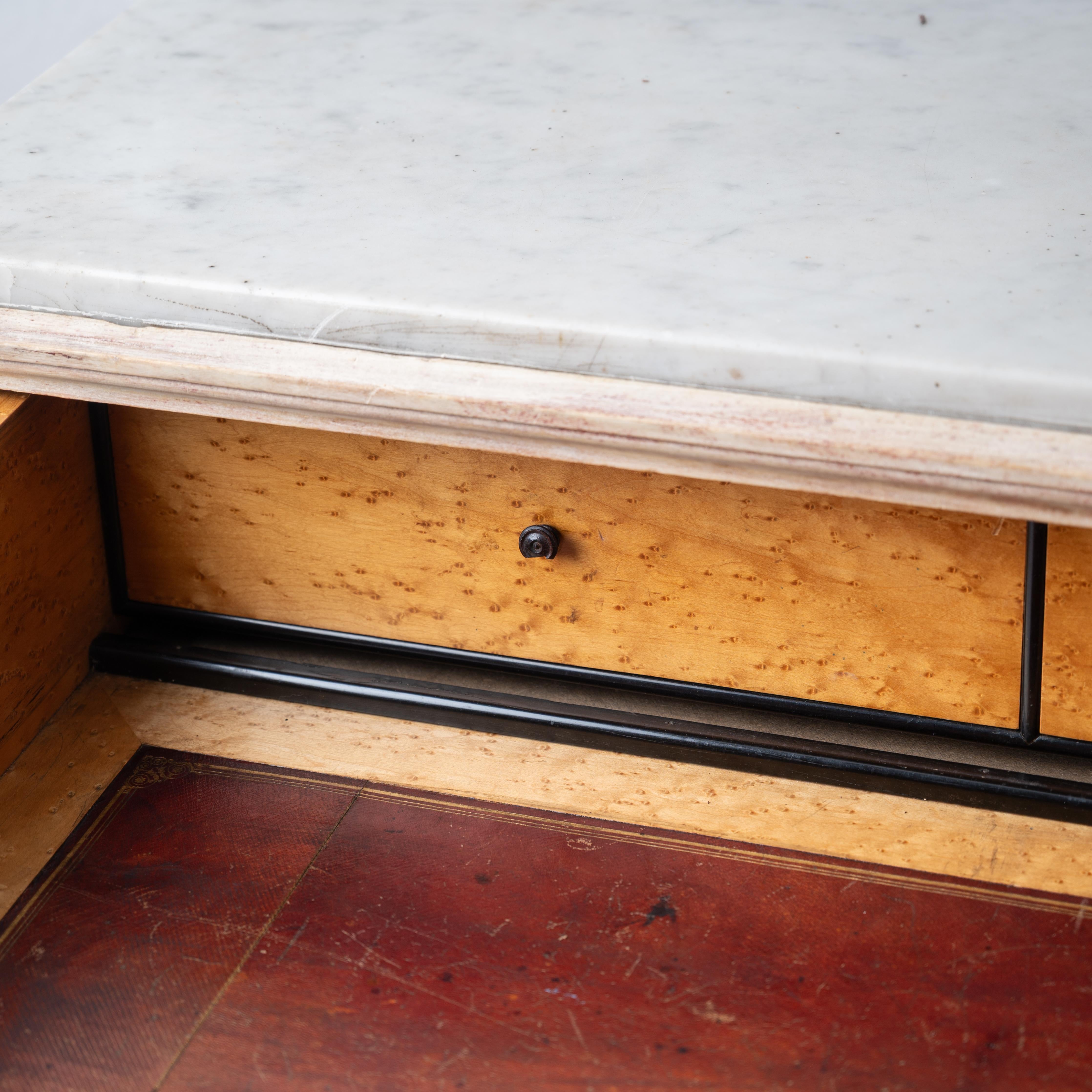 Bleached Louis Phillipe Commode with Butler’s Desk 2