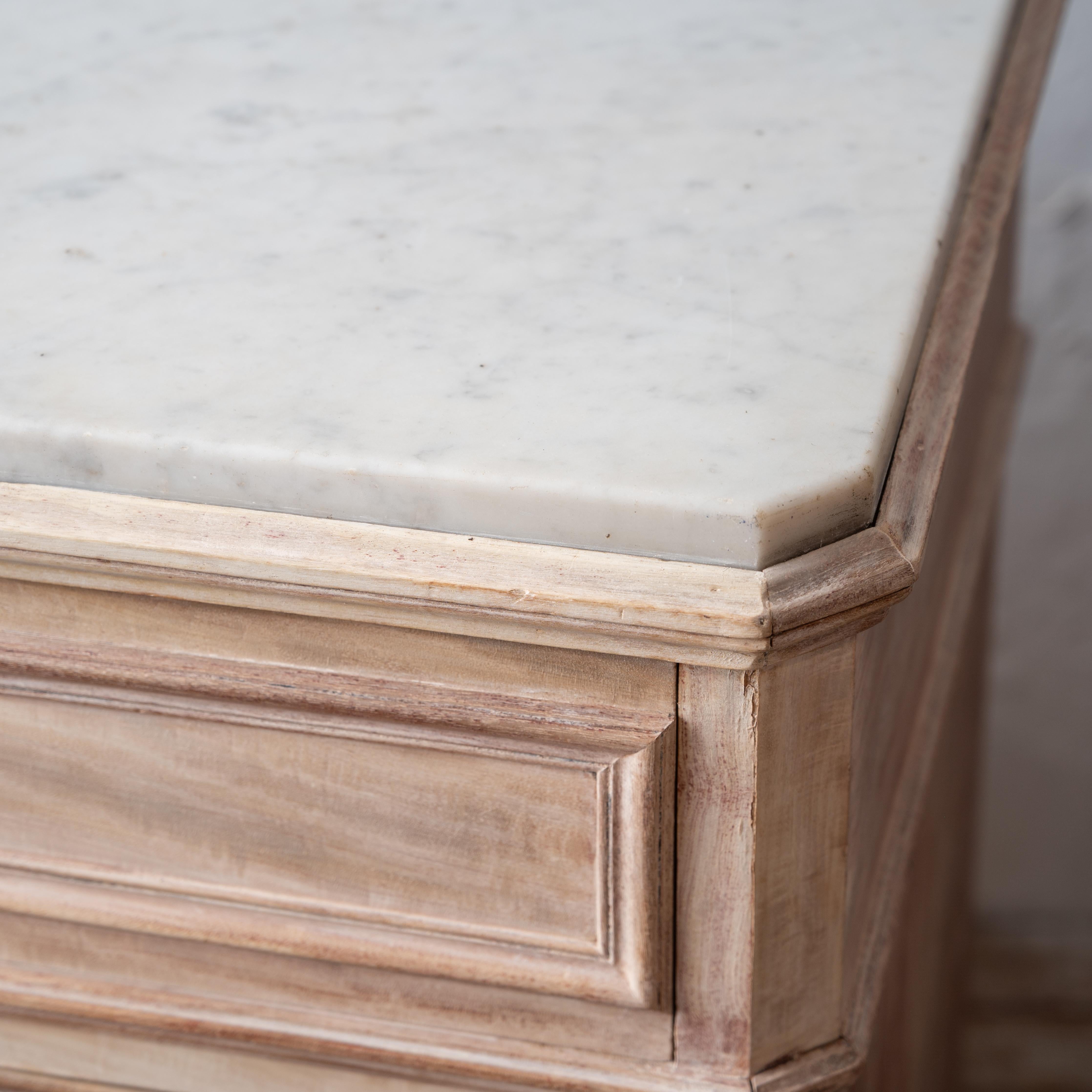 Bleached Louis Phillipe Commode with Butler’s Desk 4
