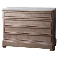 Bleached Louis Phillipe Commode with Butler’s Desk