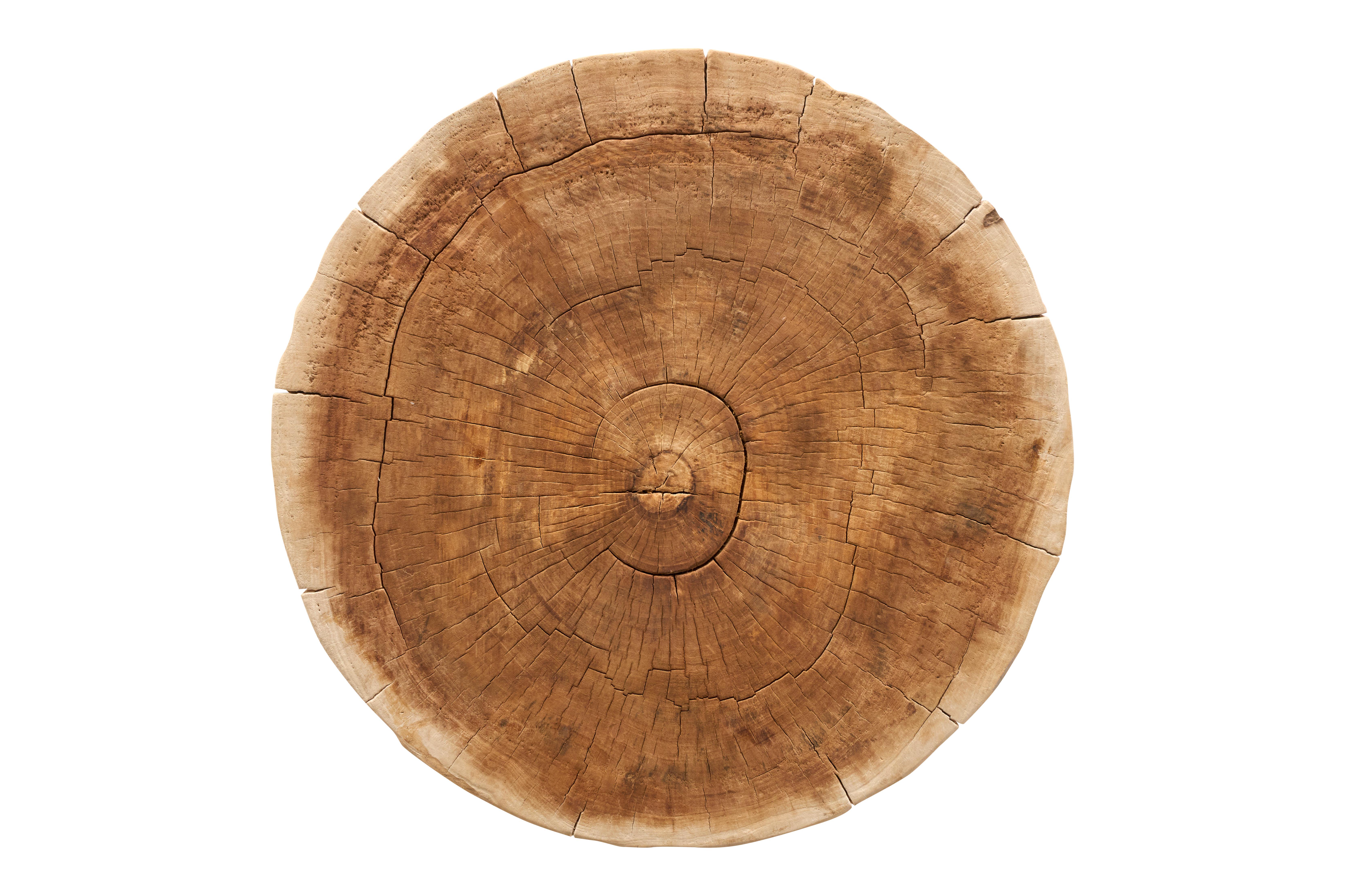 20ième siècle Table d'appoint en bois de litchi blanchi en vente