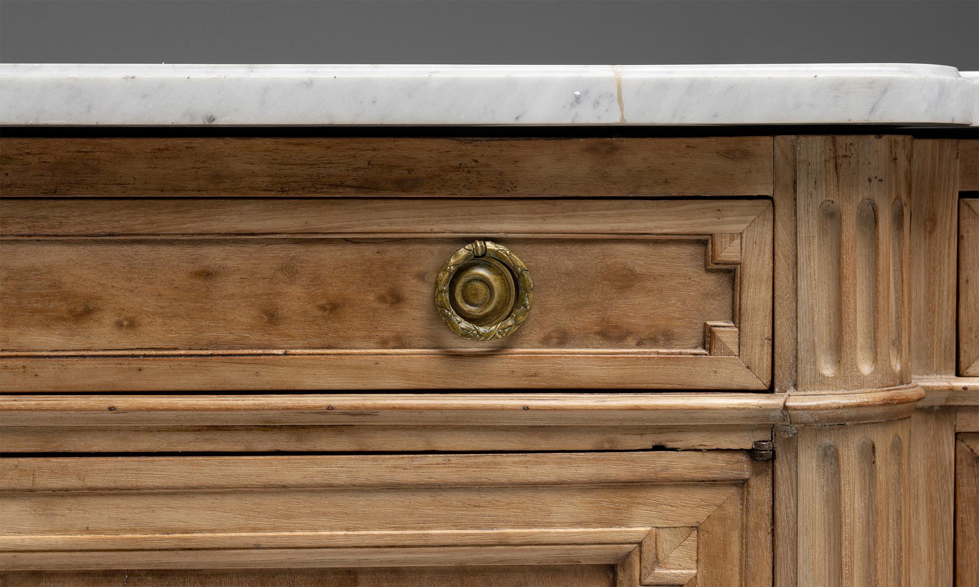 Bleached Mahogany Breakfront Enfilade, France circa 1860 3