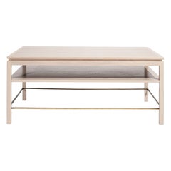 Bleached Mahogany Coffee Table by Edward Wormley for Dunbar, C. 1950s