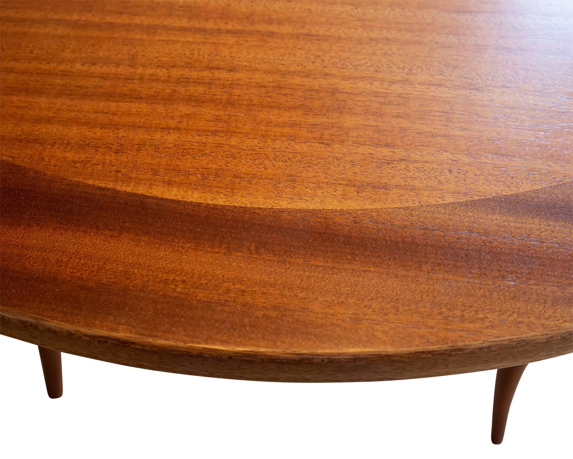 Bleached Mahogany Dining Table by Harvey Probber 1