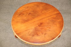 Bleached Mahogany French Louis XV Style Gilded Center Table